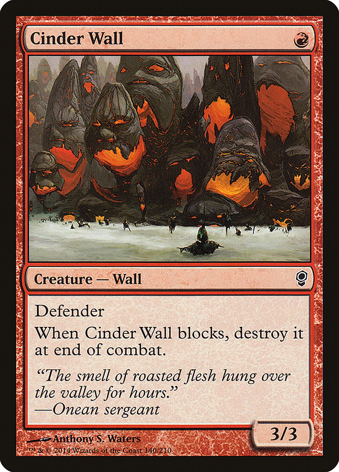 Cinder Wall [Conspiracy] | Silver Goblin