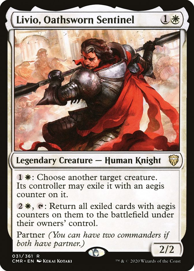Livio, Oathsworn Sentinel [Commander Legends] | Silver Goblin