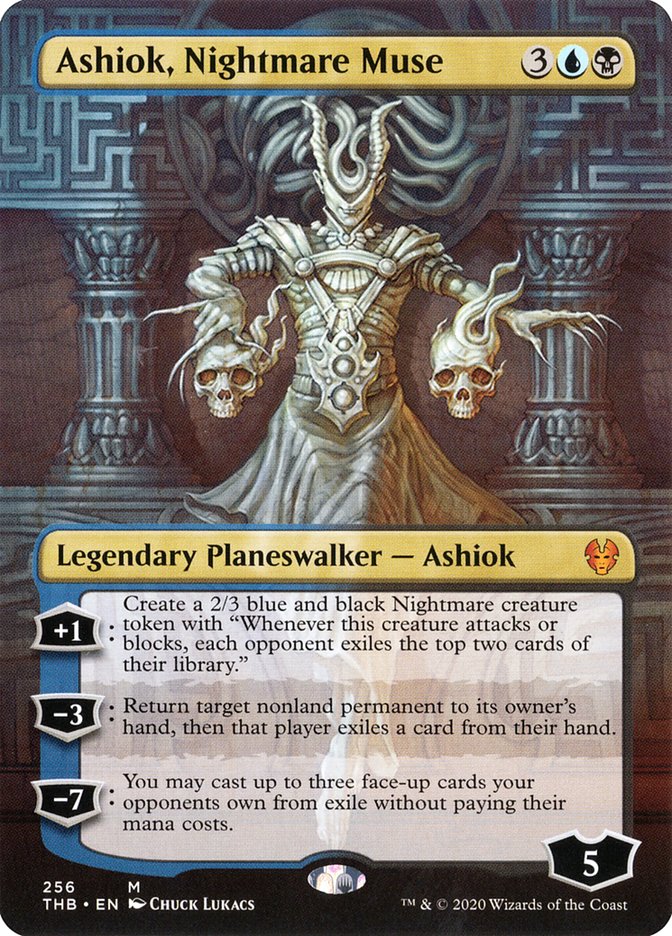 Ashiok, Nightmare Muse (Borderless) [Theros Beyond Death] | Silver Goblin