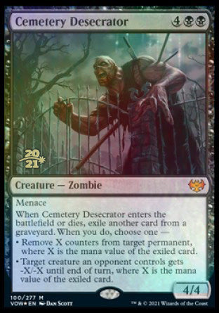 Cemetery Desecrator [Innistrad: Crimson Vow Prerelease Promos] | Silver Goblin