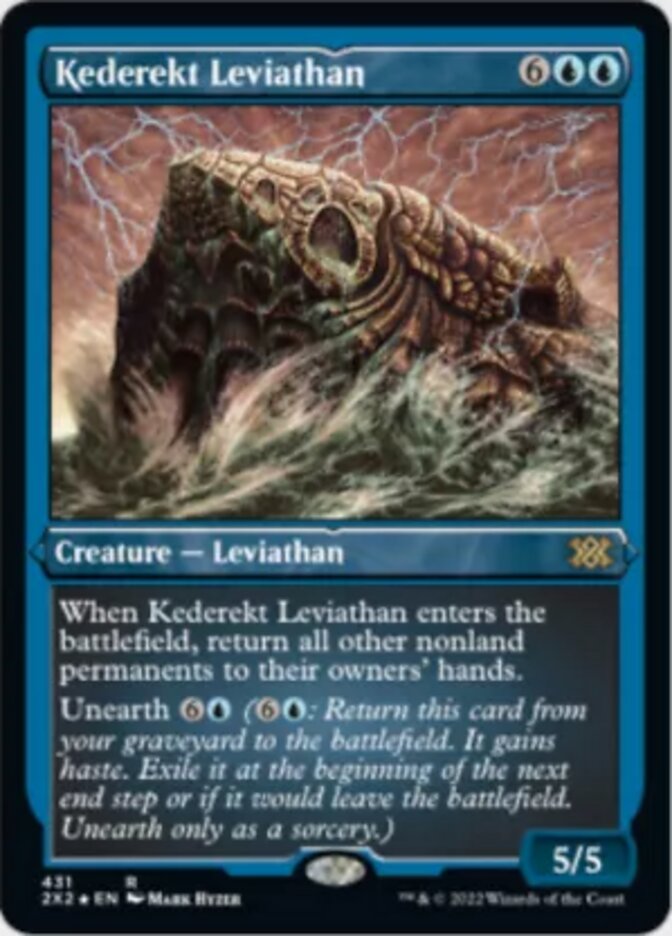 Kederekt Leviathan (Foil Etched) [Double Masters 2022] | Silver Goblin