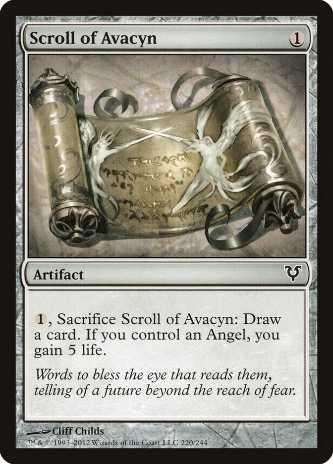 Scroll of Avacyn [Avacyn Restored] | Silver Goblin
