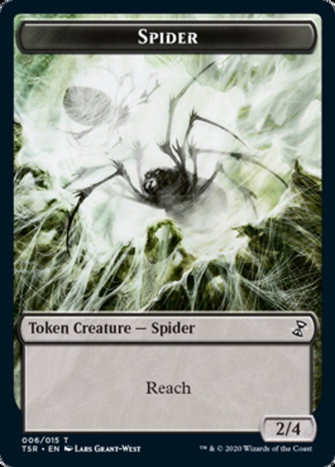 Spider Token [Time Spiral Remastered Tokens] | Silver Goblin