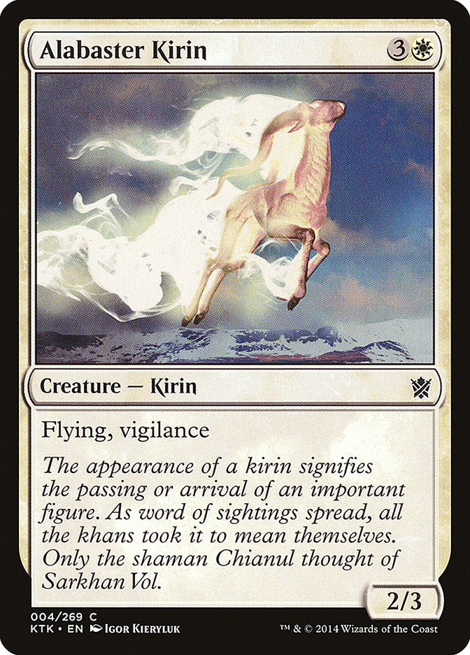 Alabaster Kirin [Khans of Tarkir] | Silver Goblin