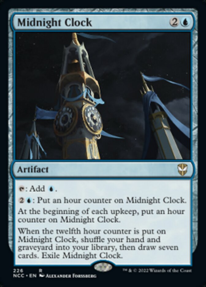 Midnight Clock [Streets of New Capenna Commander] | Silver Goblin