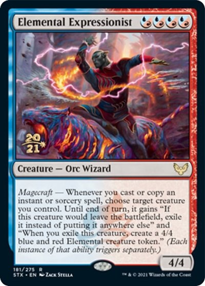 Elemental Expressionist [Strixhaven: School of Mages Prerelease Promos] | Silver Goblin