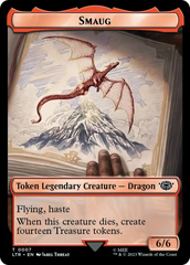 Food (09) // Smaug Double-Sided Token [The Lord of the Rings: Tales of Middle-Earth Tokens] | Silver Goblin