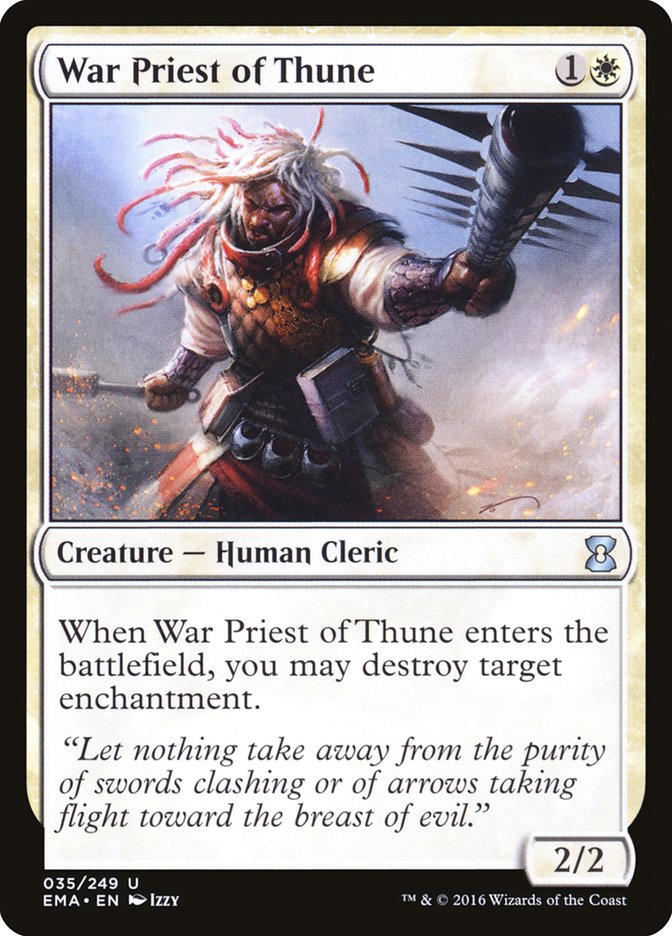 War Priest of Thune [Eternal Masters] | Silver Goblin