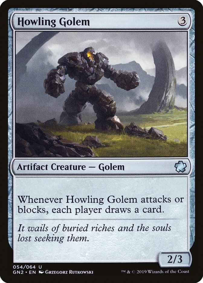 Howling Golem [Game Night 2019] | Silver Goblin