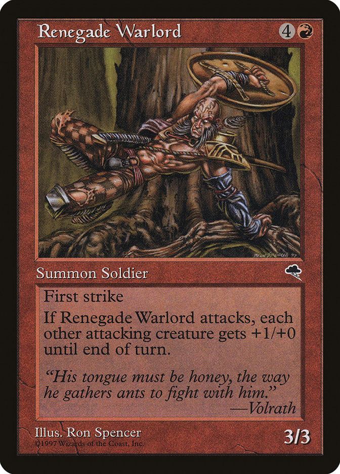 Renegade Warlord [Tempest] | Silver Goblin