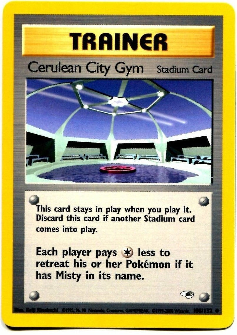 Cerulean City Gym (108/132) [Gym Heroes Unlimited] | Silver Goblin
