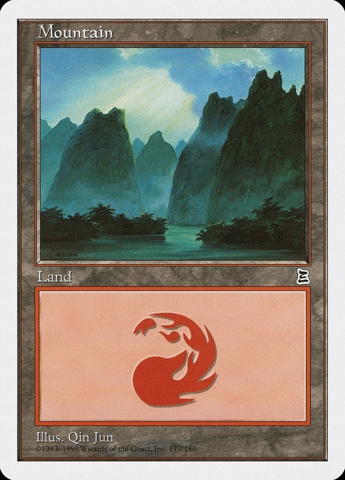 Mountain (177) [Portal Three Kingdoms] | Silver Goblin
