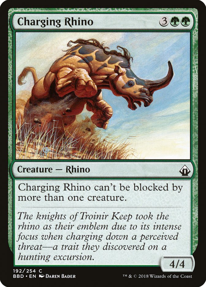 Charging Rhino [Battlebond] | Silver Goblin