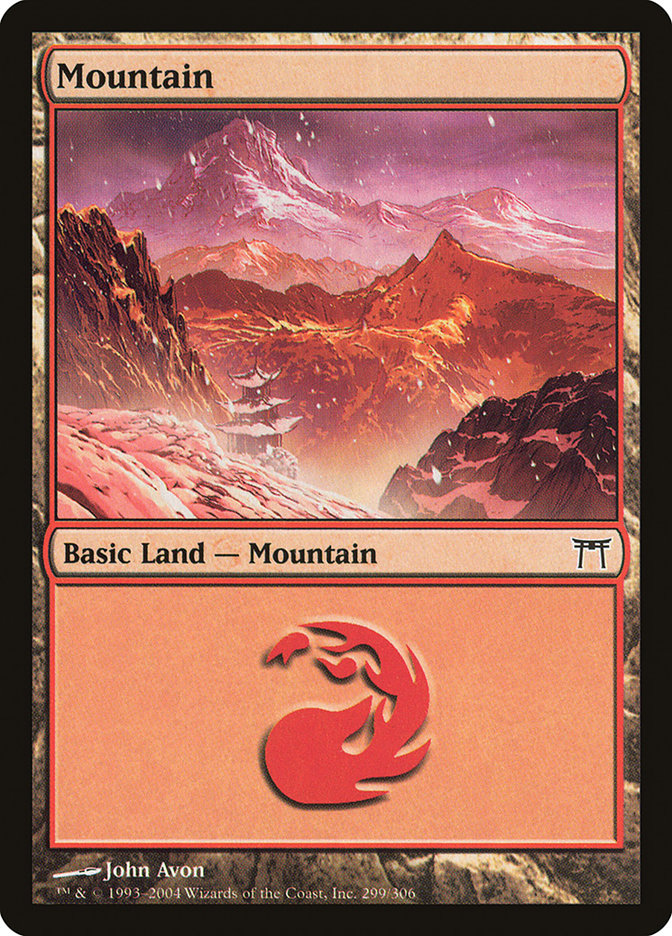Mountain (299) [Champions of Kamigawa] | Silver Goblin
