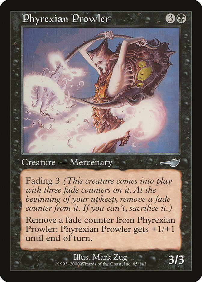 Phyrexian Prowler [Nemesis] | Silver Goblin