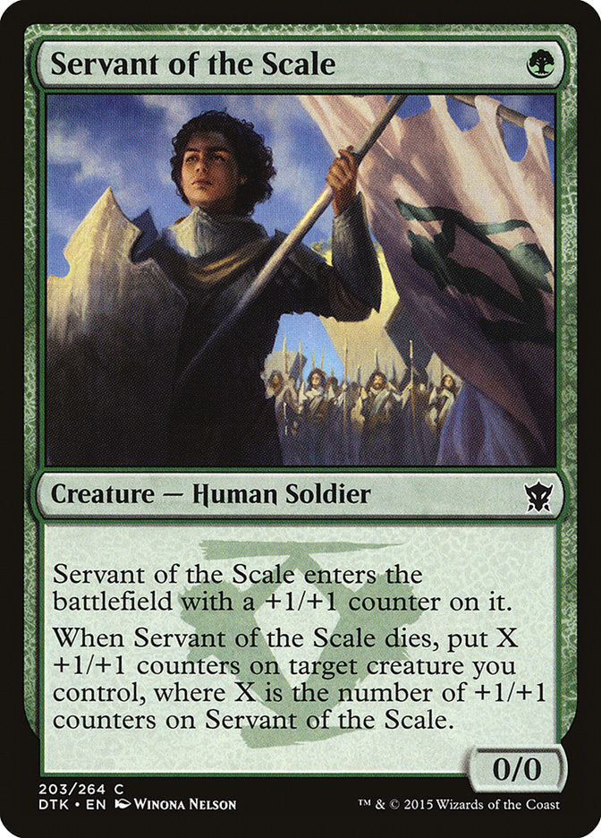 Servant of the Scale [Dragons of Tarkir] | Silver Goblin