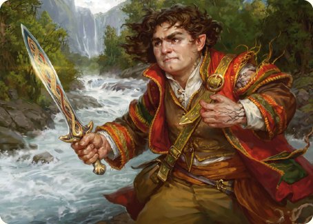 Frodo Baggins Art Card (16/81) [The Lord of the Rings: Tales of Middle-earth Art Series] | Silver Goblin