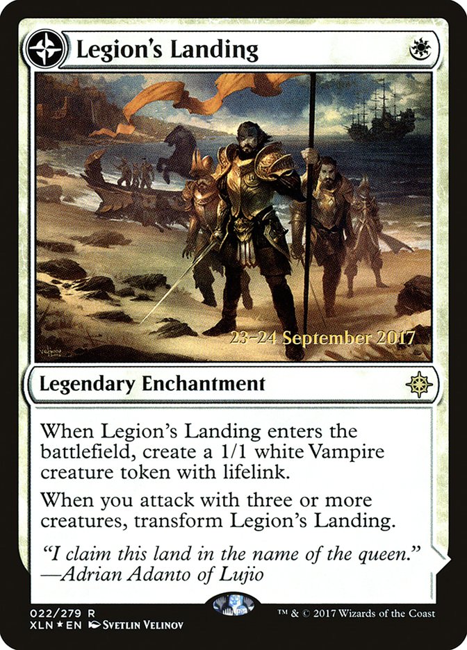 Legion's Landing // Adanto, the First Fort (22s) Foil - Ixalan Promos