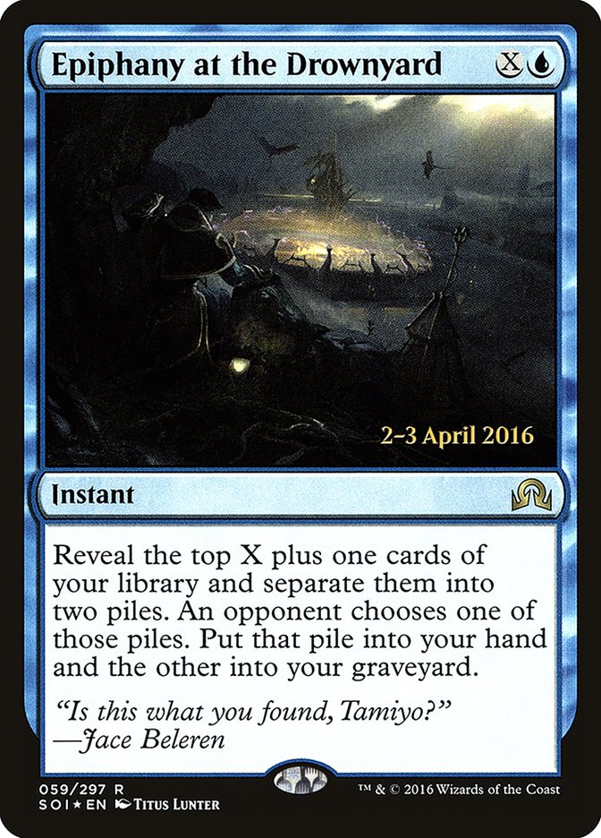 Epiphany at the Drownyard [Shadows over Innistrad Prerelease Promos] | Silver Goblin