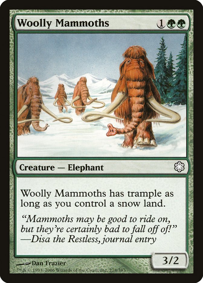 Woolly Mammoths [Coldsnap Theme Decks] | Silver Goblin