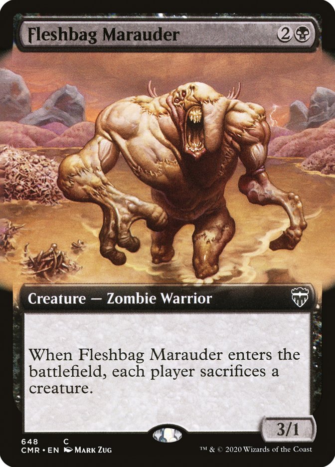 Fleshbag Marauder (Extended Art) [Commander Legends] | Silver Goblin