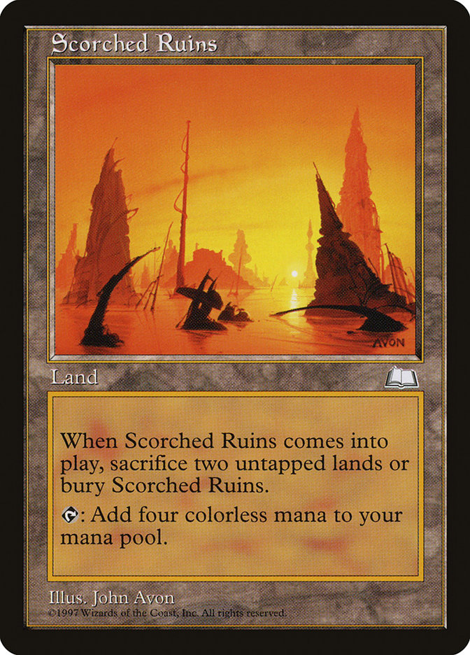 Scorched Ruins [Weatherlight] | Silver Goblin