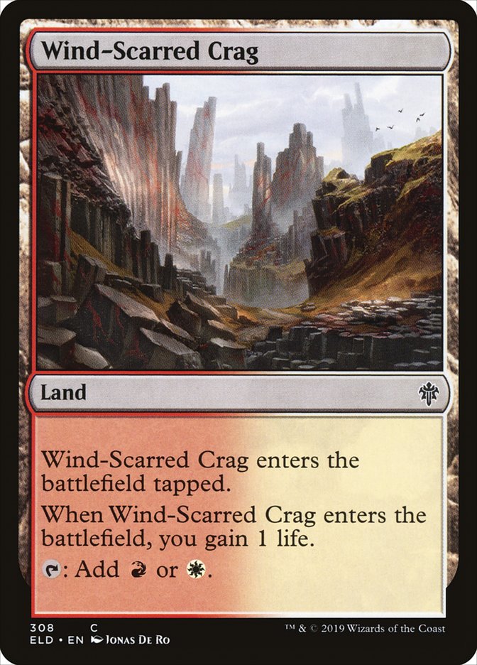 Wind-Scarred Crag [Throne of Eldraine] | Silver Goblin