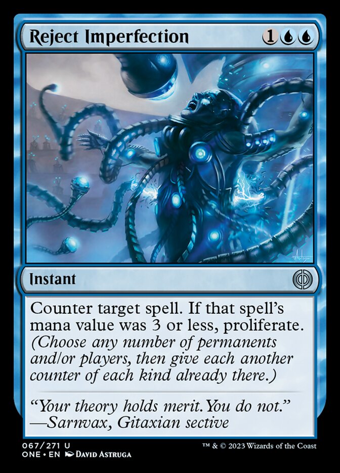 Reject Imperfection [Phyrexia: All Will Be One] | Silver Goblin