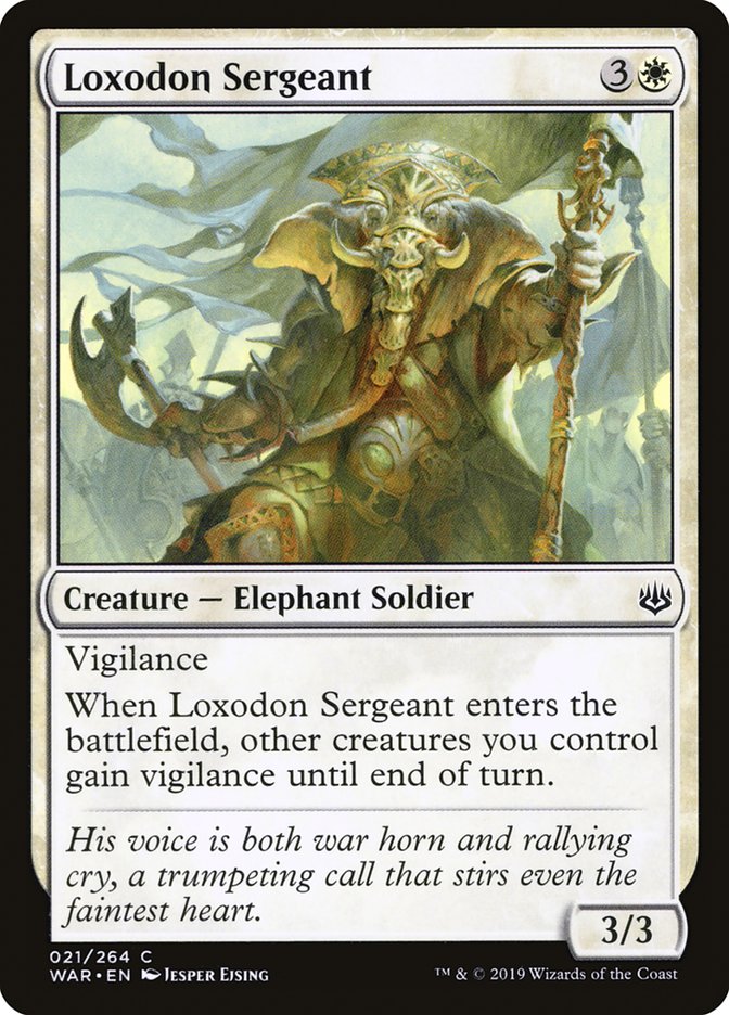 Loxodon Sergeant [War of the Spark] | Silver Goblin