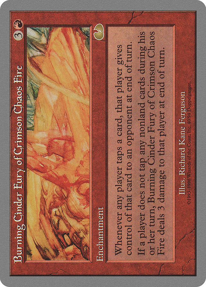 Burning Cinder Fury of Crimson Chaos Fire [Unglued] | Silver Goblin