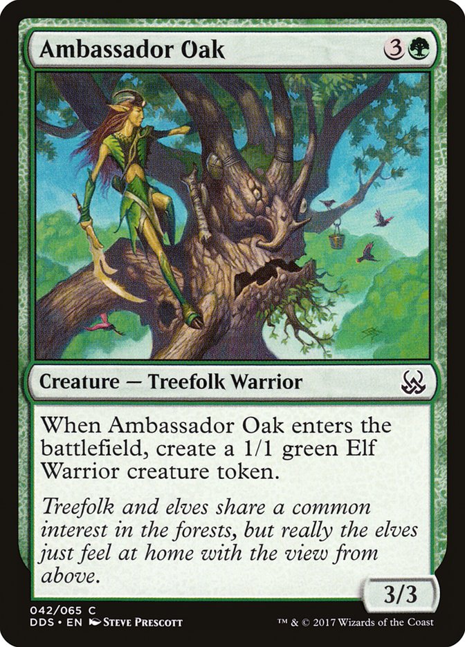 Ambassador Oak [Duel Decks: Mind vs. Might] | Silver Goblin