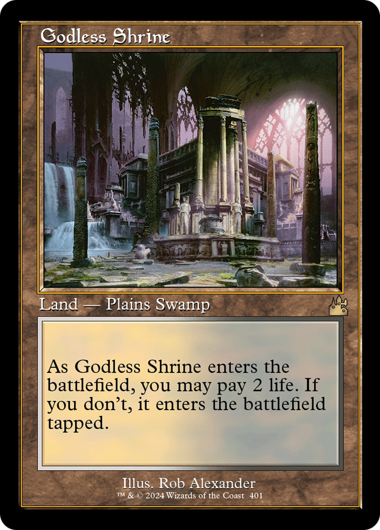 Godless Shrine (Retro) [Ravnica Remastered] | Silver Goblin