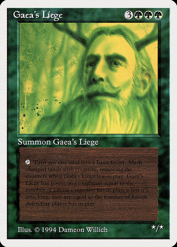 Gaea's Liege [Summer Magic / Edgar] | Silver Goblin