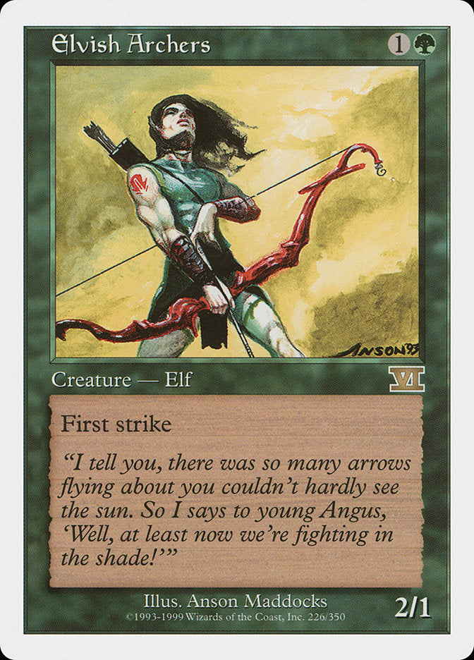 Elvish Archers [Classic Sixth Edition] | Silver Goblin