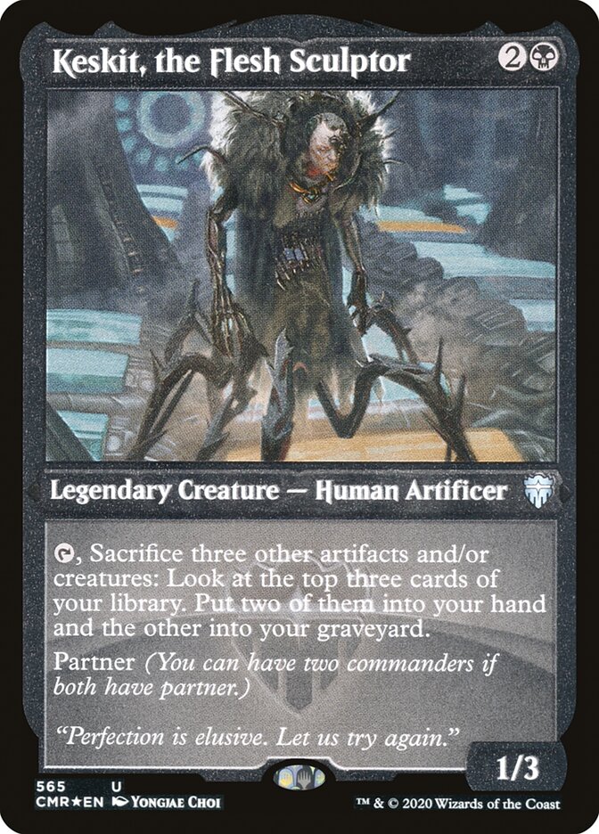 Keskit, the Flesh Sculptor (Etched) [Commander Legends] | Silver Goblin