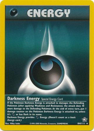 Darkness Energy (104/111) [Neo Genesis Unlimited] | Silver Goblin