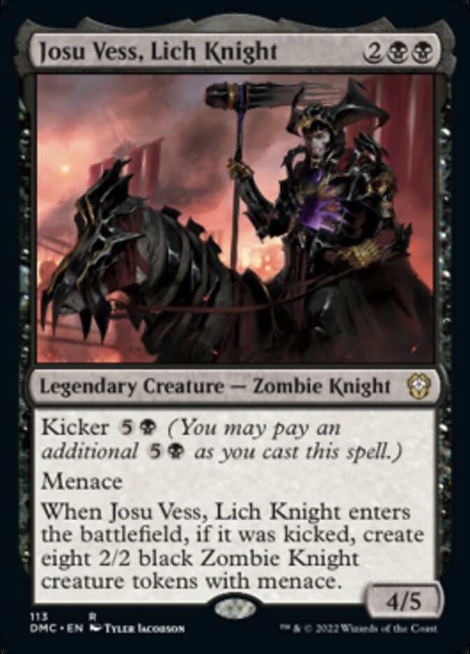 Josu Vess, Lich Knight [Dominaria United Commander] | Silver Goblin