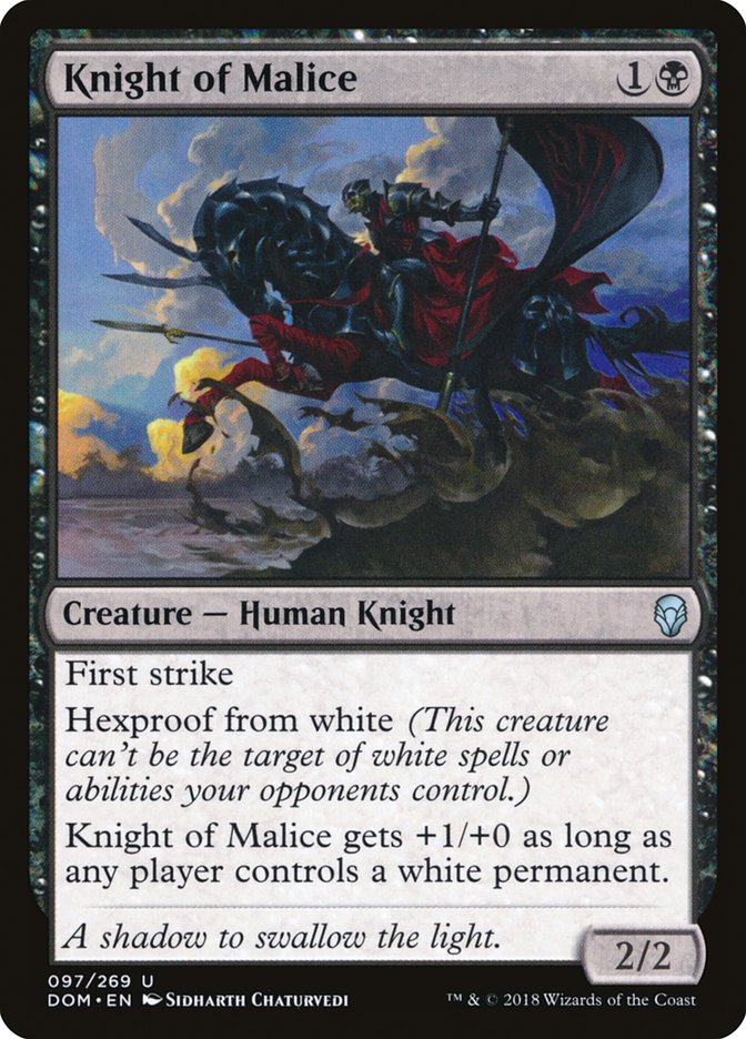 Knight of Malice [Dominaria] | Silver Goblin