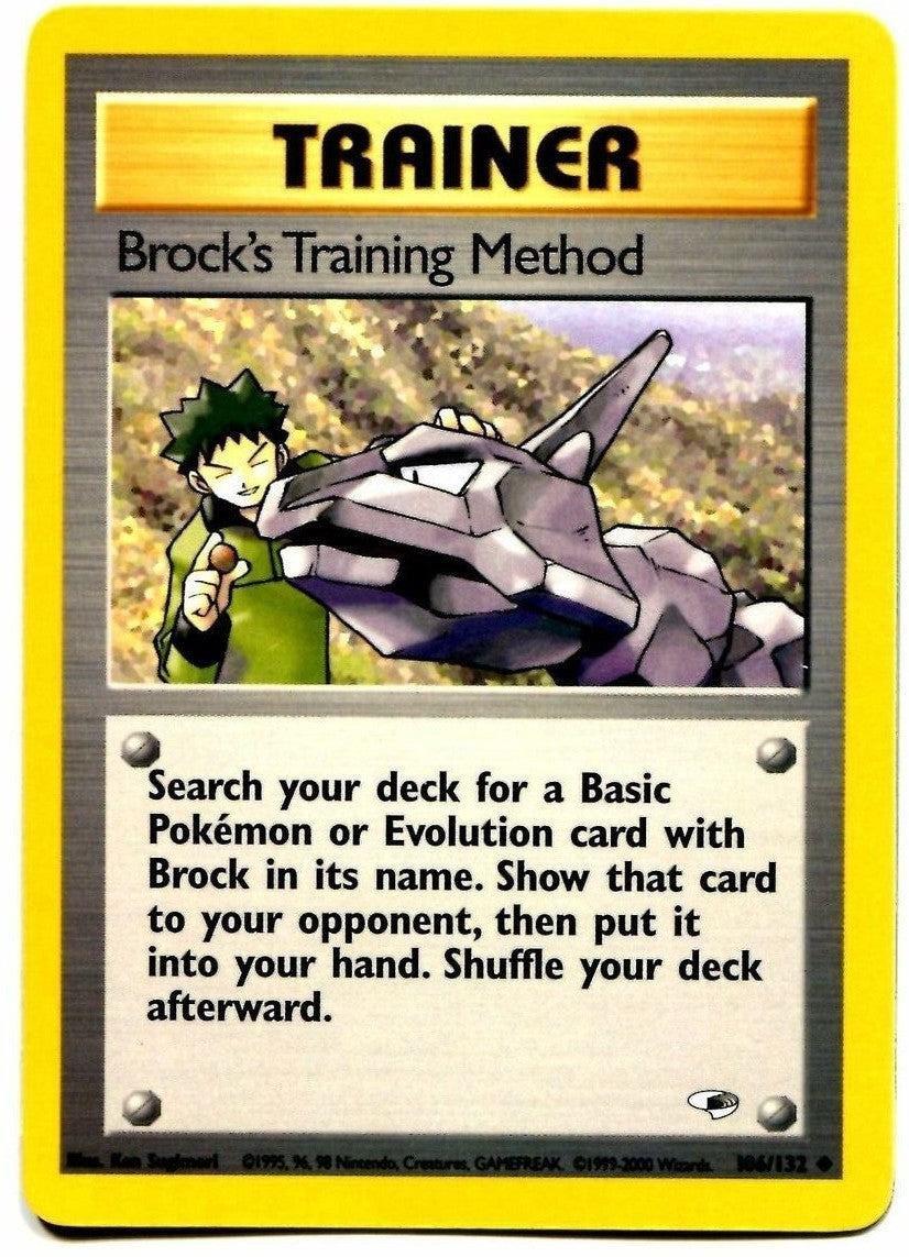 Brock's Training Method (106/132) [Gym Heroes Unlimited] | Silver Goblin