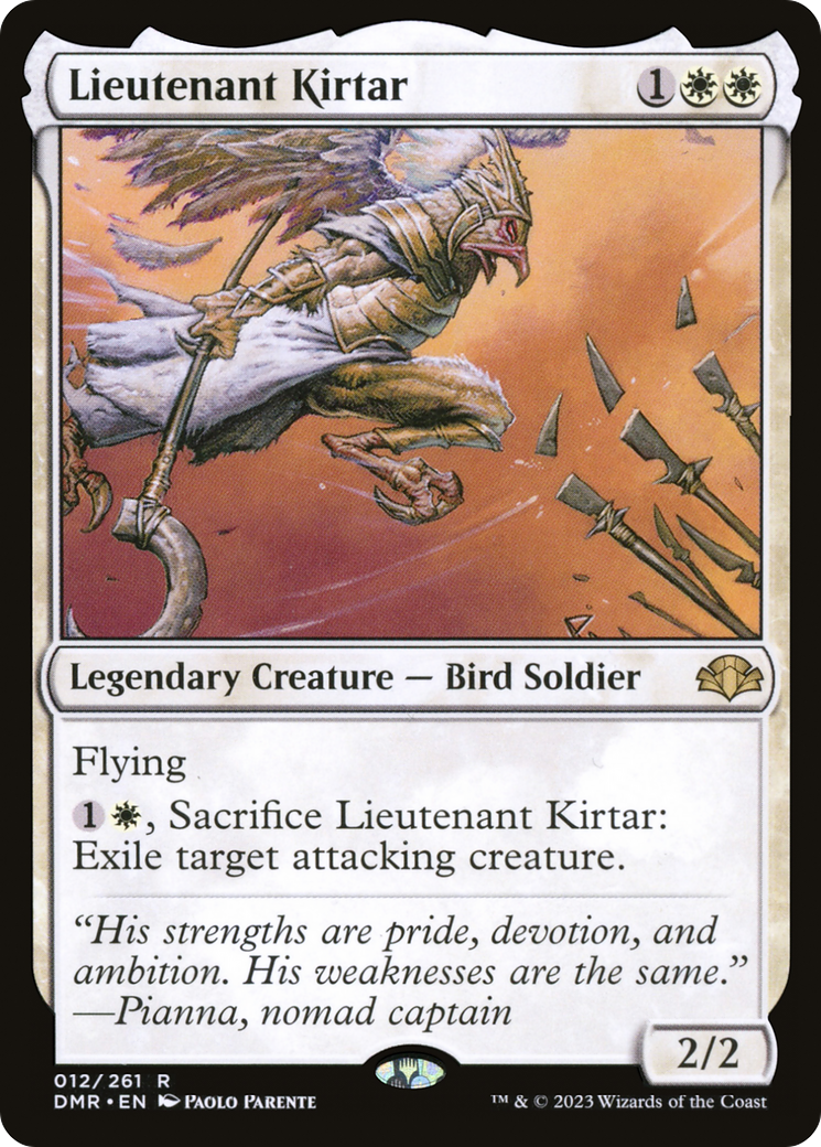 Lieutenant Kirtar [Dominaria Remastered] | Silver Goblin