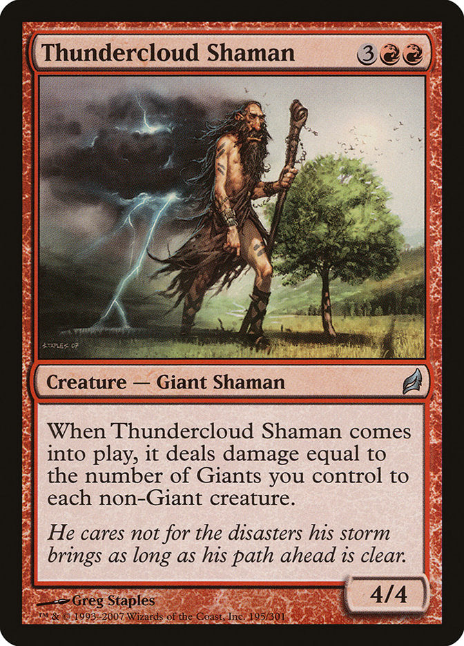Thundercloud Shaman [Lorwyn] | Silver Goblin