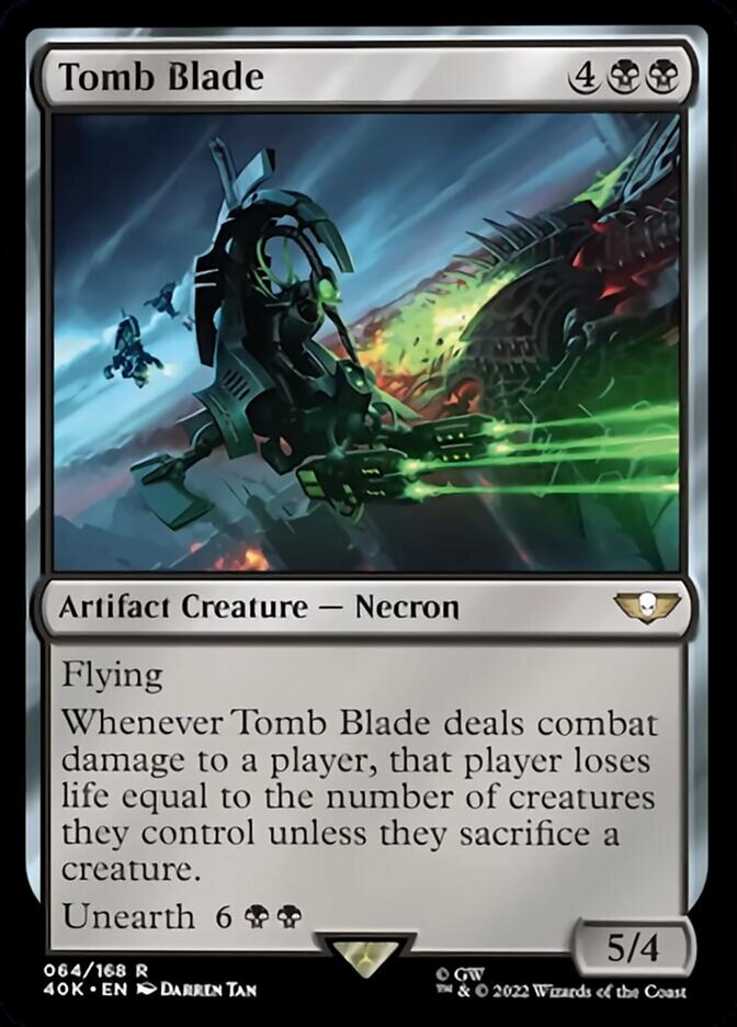 Tomb Blade (Surge Foil) [Warhammer 40,000] | Silver Goblin