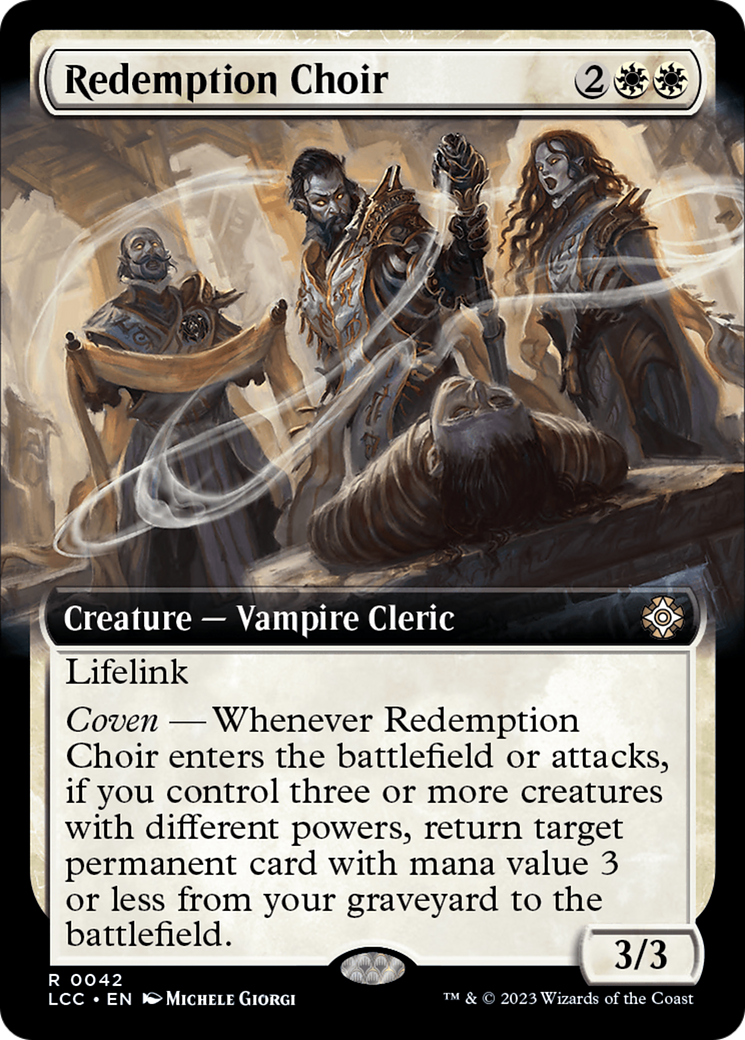 Redemption Choir (Extended Art) [The Lost Caverns of Ixalan Commander] | Silver Goblin