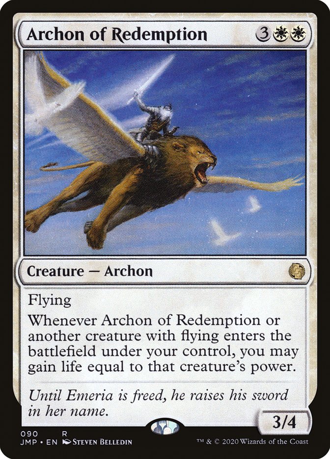 Archon of Redemption [Jumpstart] | Silver Goblin