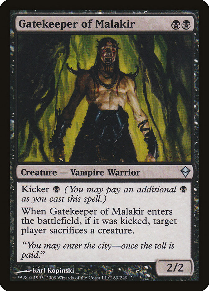 Gatekeeper of Malakir [Zendikar] | Silver Goblin