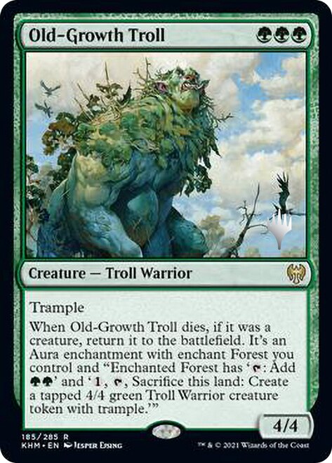 Old-Growth Troll (Promo Pack) [Kaldheim Promos] | Silver Goblin