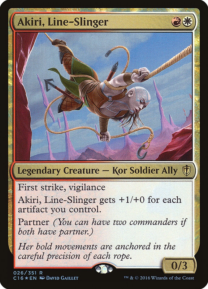 Akiri, Line-Slinger [Commander 2016] | Silver Goblin