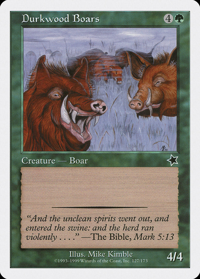 Durkwood Boars [Starter 1999] | Silver Goblin