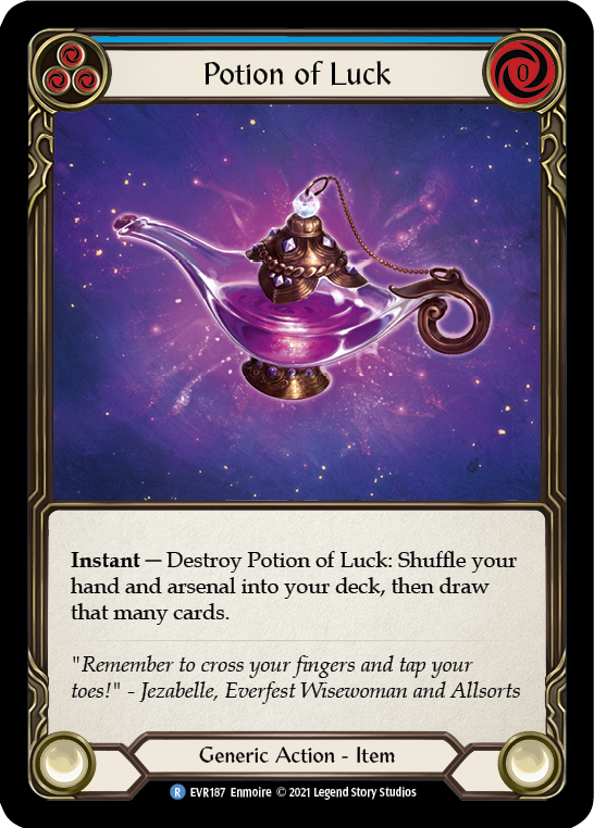 Potion of Luck [EVR187] (Everfest)  1st Edition Cold Foil | Silver Goblin