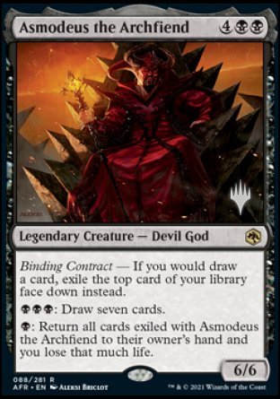 Asmodeus the Archfiend (Promo Pack) [Dungeons & Dragons: Adventures in the Forgotten Realms Promos] | Silver Goblin
